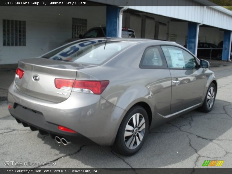 Gunmetal Gray / Black 2013 Kia Forte Koup EX