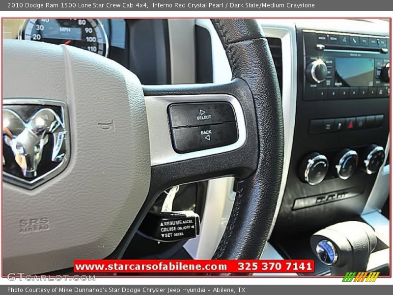 Inferno Red Crystal Pearl / Dark Slate/Medium Graystone 2010 Dodge Ram 1500 Lone Star Crew Cab 4x4