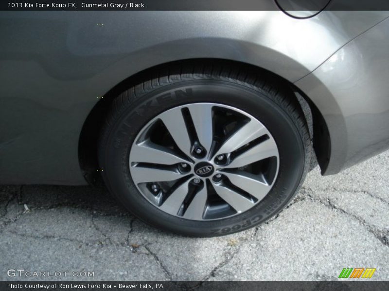 Gunmetal Gray / Black 2013 Kia Forte Koup EX