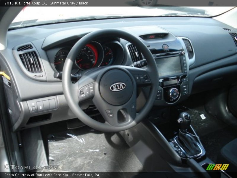 Gunmetal Gray / Black 2013 Kia Forte Koup EX