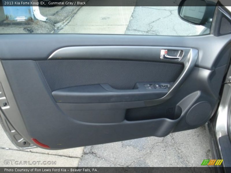 Gunmetal Gray / Black 2013 Kia Forte Koup EX