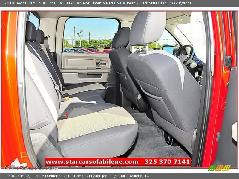 Inferno Red Crystal Pearl / Dark Slate/Medium Graystone 2010 Dodge Ram 1500 Lone Star Crew Cab 4x4