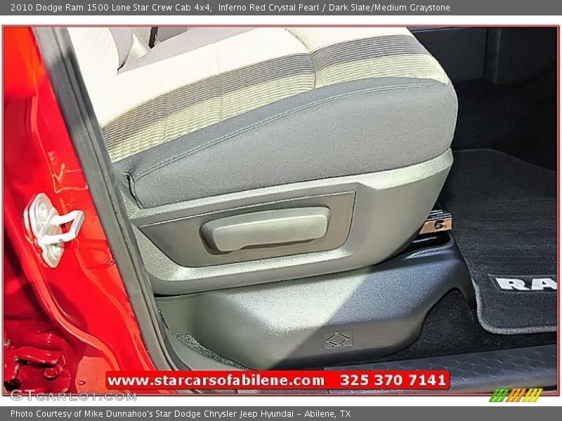 Inferno Red Crystal Pearl / Dark Slate/Medium Graystone 2010 Dodge Ram 1500 Lone Star Crew Cab 4x4