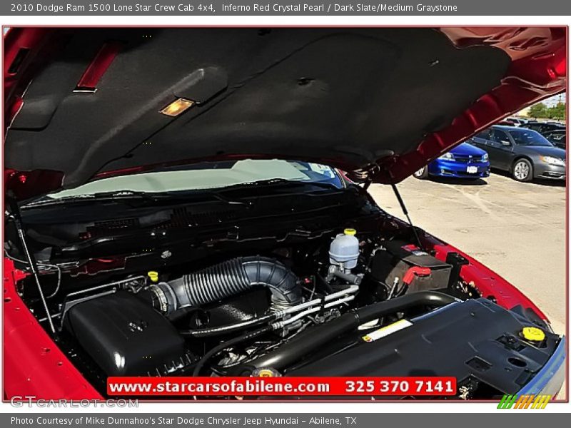 Inferno Red Crystal Pearl / Dark Slate/Medium Graystone 2010 Dodge Ram 1500 Lone Star Crew Cab 4x4