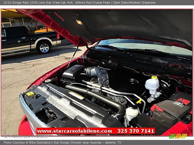 Inferno Red Crystal Pearl / Dark Slate/Medium Graystone 2010 Dodge Ram 1500 Lone Star Crew Cab 4x4