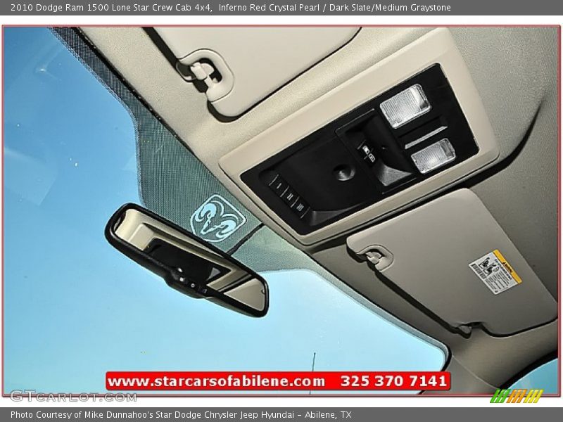 Inferno Red Crystal Pearl / Dark Slate/Medium Graystone 2010 Dodge Ram 1500 Lone Star Crew Cab 4x4