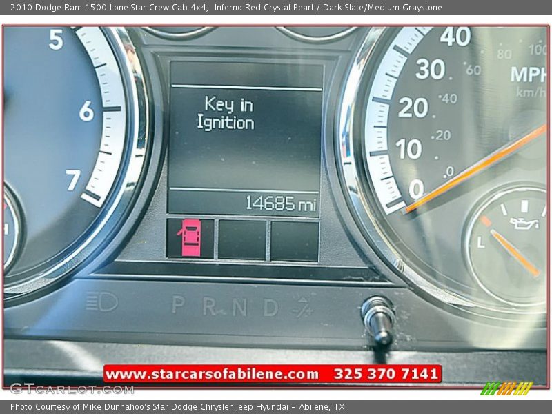 Inferno Red Crystal Pearl / Dark Slate/Medium Graystone 2010 Dodge Ram 1500 Lone Star Crew Cab 4x4