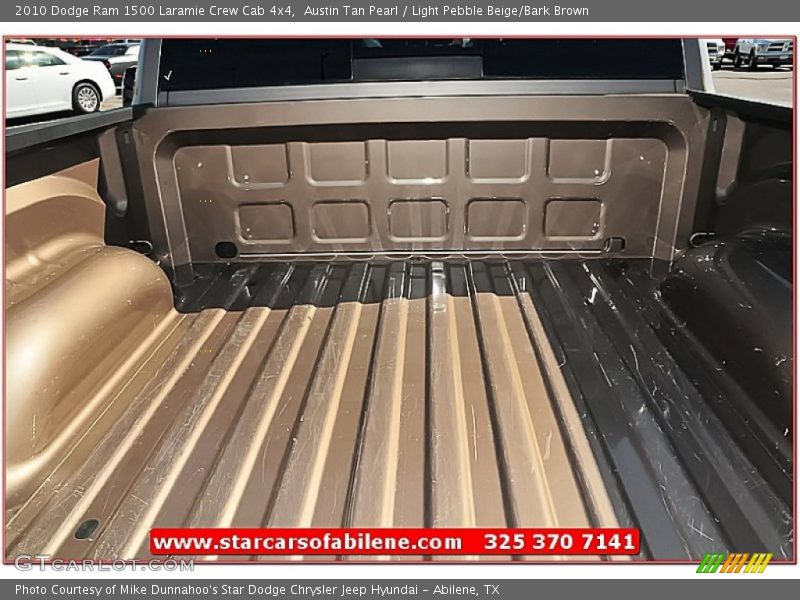 Austin Tan Pearl / Light Pebble Beige/Bark Brown 2010 Dodge Ram 1500 Laramie Crew Cab 4x4