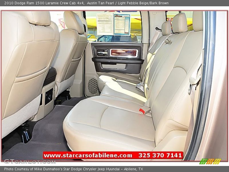 Austin Tan Pearl / Light Pebble Beige/Bark Brown 2010 Dodge Ram 1500 Laramie Crew Cab 4x4