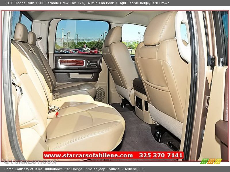 Austin Tan Pearl / Light Pebble Beige/Bark Brown 2010 Dodge Ram 1500 Laramie Crew Cab 4x4