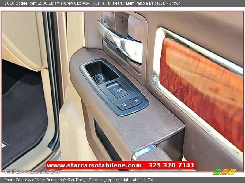 Austin Tan Pearl / Light Pebble Beige/Bark Brown 2010 Dodge Ram 1500 Laramie Crew Cab 4x4
