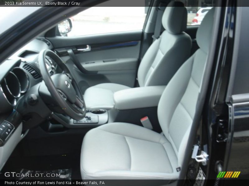 Ebony Black / Gray 2013 Kia Sorento LX
