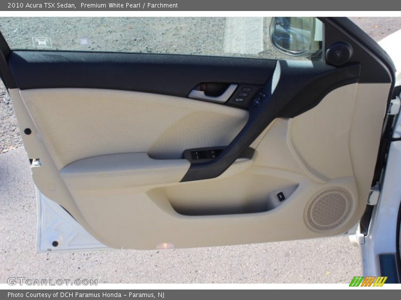 Premium White Pearl / Parchment 2010 Acura TSX Sedan