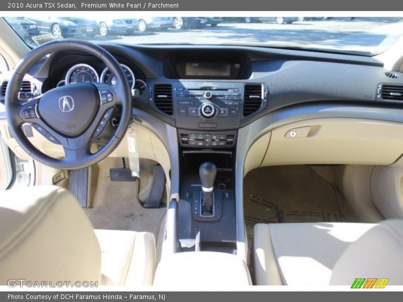 Premium White Pearl / Parchment 2010 Acura TSX Sedan