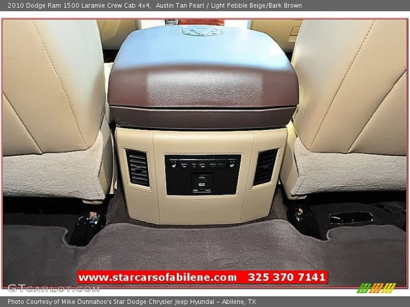 Austin Tan Pearl / Light Pebble Beige/Bark Brown 2010 Dodge Ram 1500 Laramie Crew Cab 4x4