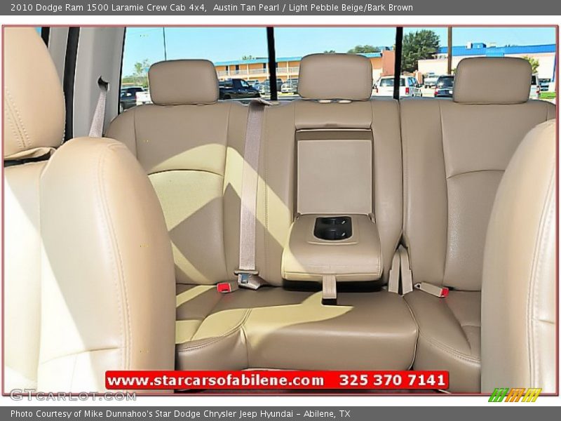 Austin Tan Pearl / Light Pebble Beige/Bark Brown 2010 Dodge Ram 1500 Laramie Crew Cab 4x4