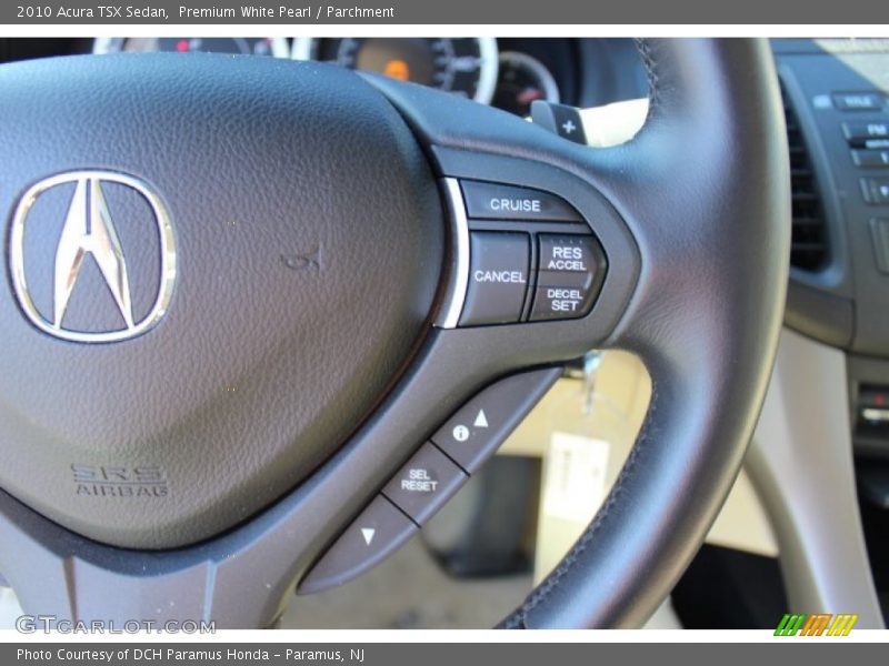 Premium White Pearl / Parchment 2010 Acura TSX Sedan