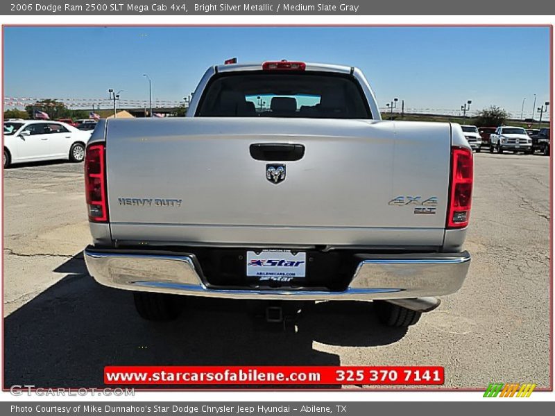 Bright Silver Metallic / Medium Slate Gray 2006 Dodge Ram 2500 SLT Mega Cab 4x4