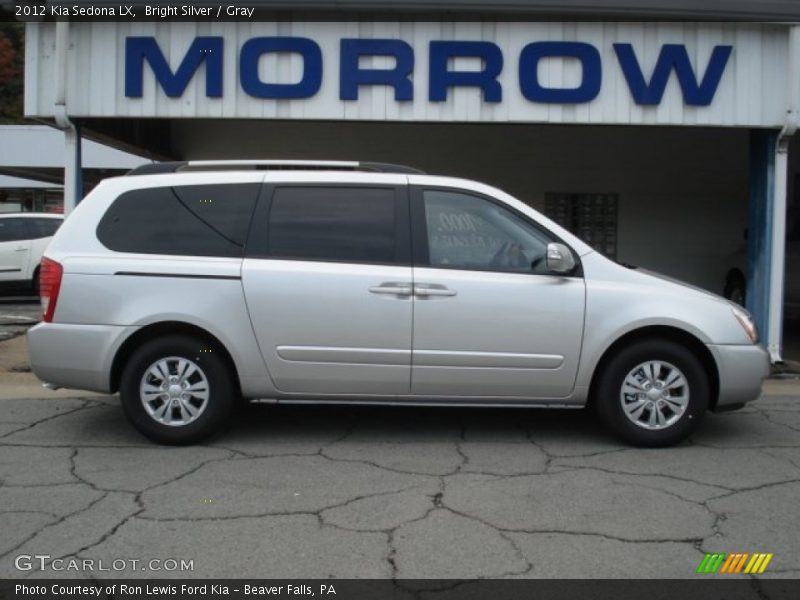 Bright Silver / Gray 2012 Kia Sedona LX