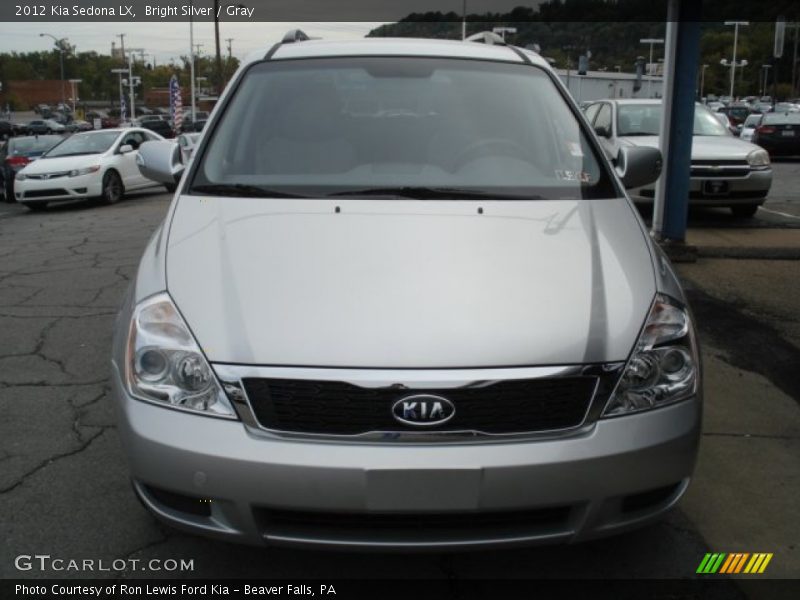 Bright Silver / Gray 2012 Kia Sedona LX