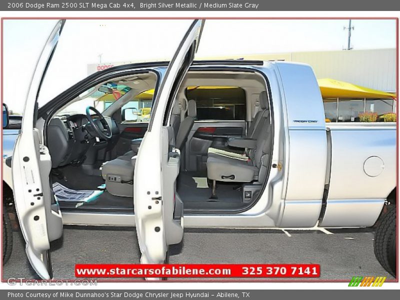 Bright Silver Metallic / Medium Slate Gray 2006 Dodge Ram 2500 SLT Mega Cab 4x4