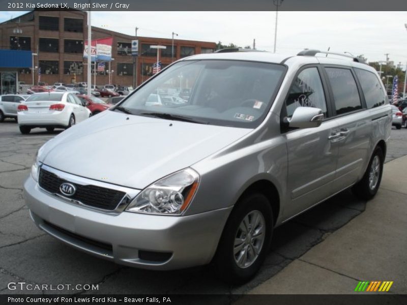 Bright Silver / Gray 2012 Kia Sedona LX