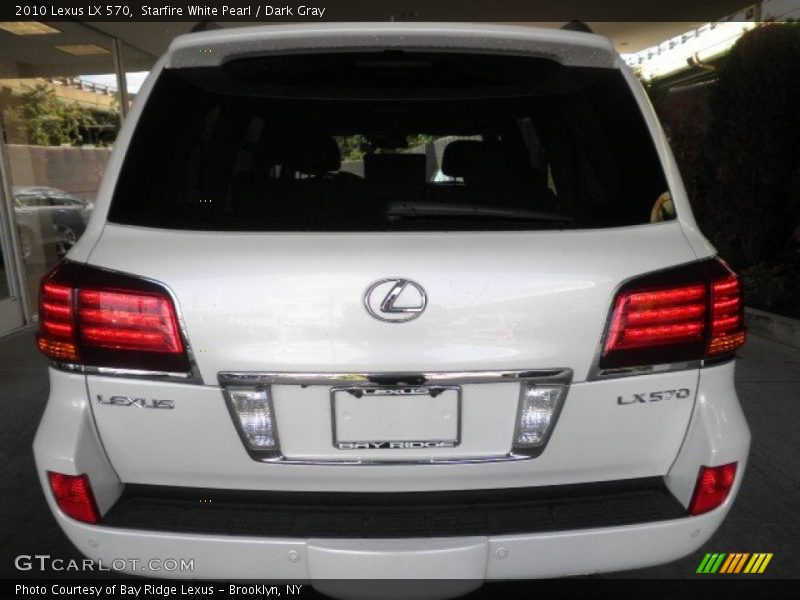 Starfire White Pearl / Dark Gray 2010 Lexus LX 570