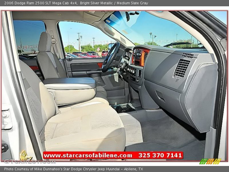 Bright Silver Metallic / Medium Slate Gray 2006 Dodge Ram 2500 SLT Mega Cab 4x4