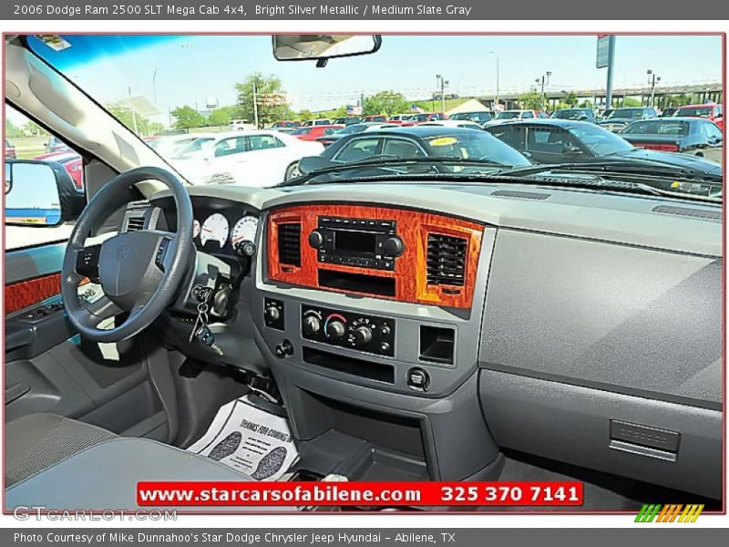 Bright Silver Metallic / Medium Slate Gray 2006 Dodge Ram 2500 SLT Mega Cab 4x4