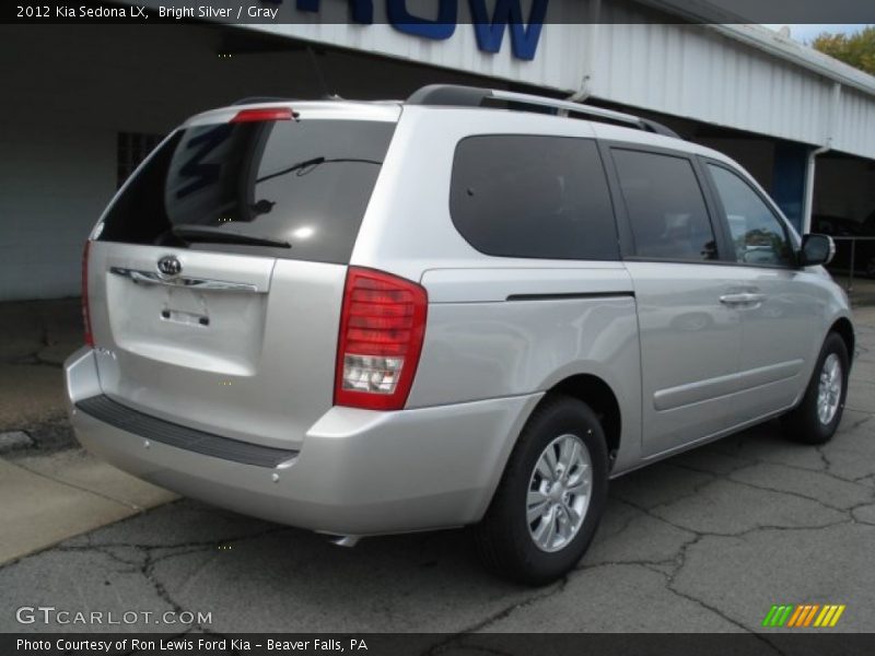 Bright Silver / Gray 2012 Kia Sedona LX