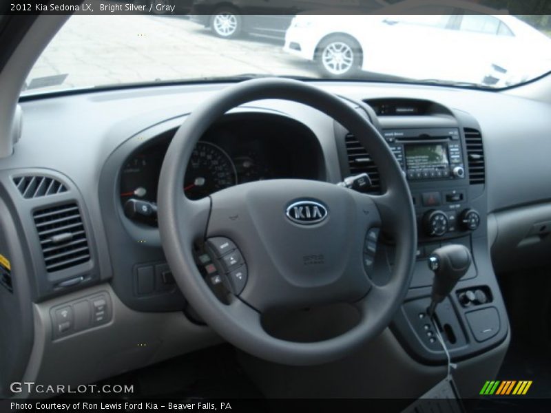 Bright Silver / Gray 2012 Kia Sedona LX