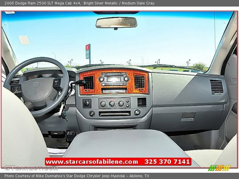 Bright Silver Metallic / Medium Slate Gray 2006 Dodge Ram 2500 SLT Mega Cab 4x4