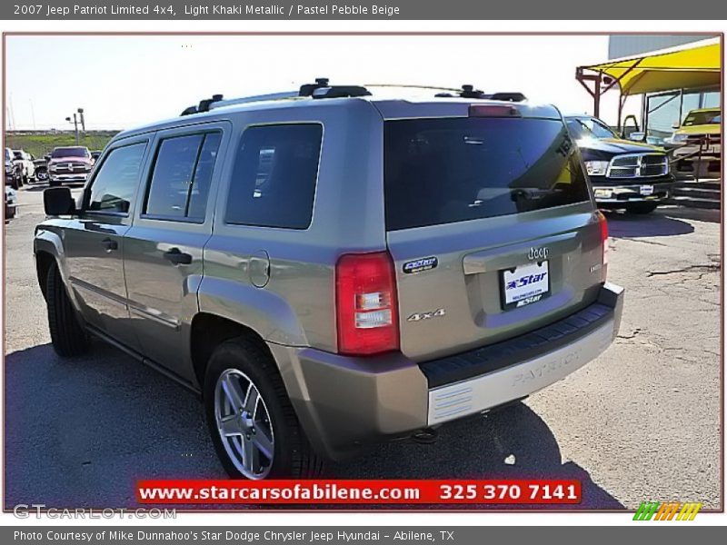 Light Khaki Metallic / Pastel Pebble Beige 2007 Jeep Patriot Limited 4x4