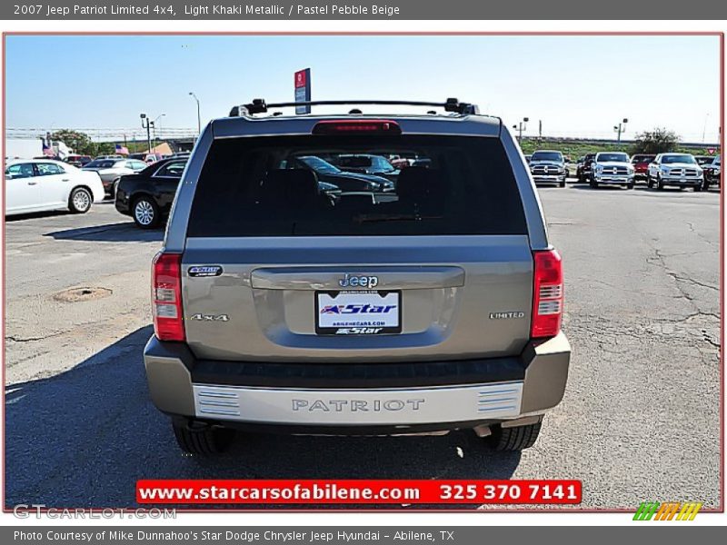 Light Khaki Metallic / Pastel Pebble Beige 2007 Jeep Patriot Limited 4x4