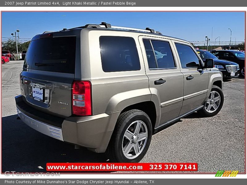 Light Khaki Metallic / Pastel Pebble Beige 2007 Jeep Patriot Limited 4x4