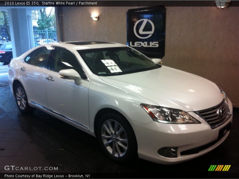Starfire White Pearl / Parchment 2010 Lexus ES 350