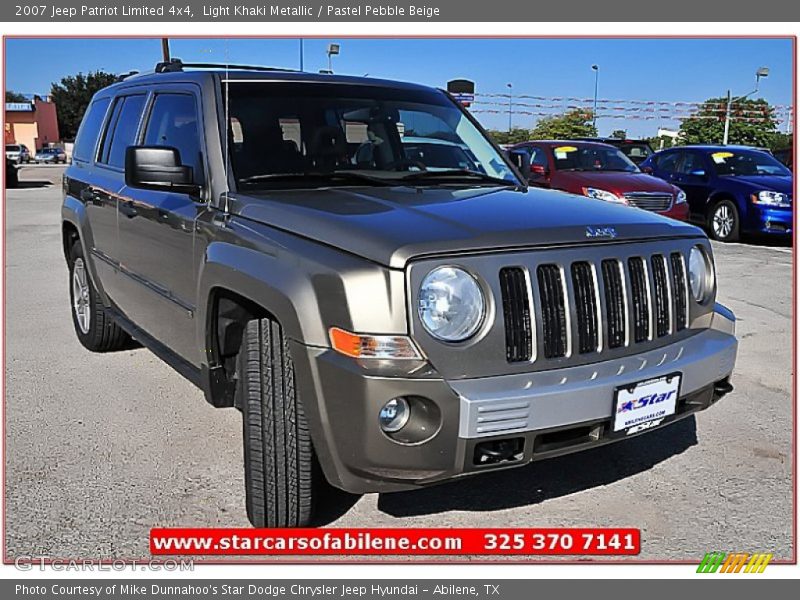 Light Khaki Metallic / Pastel Pebble Beige 2007 Jeep Patriot Limited 4x4