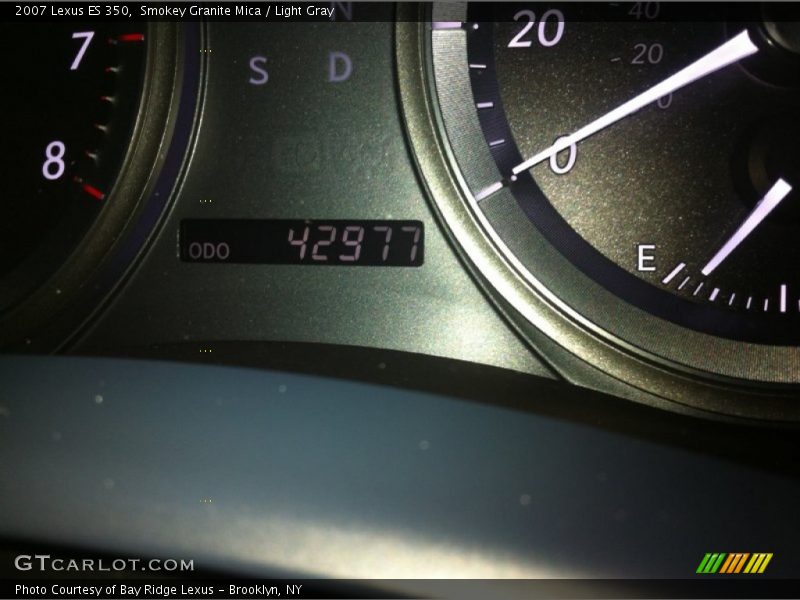 Smokey Granite Mica / Light Gray 2007 Lexus ES 350