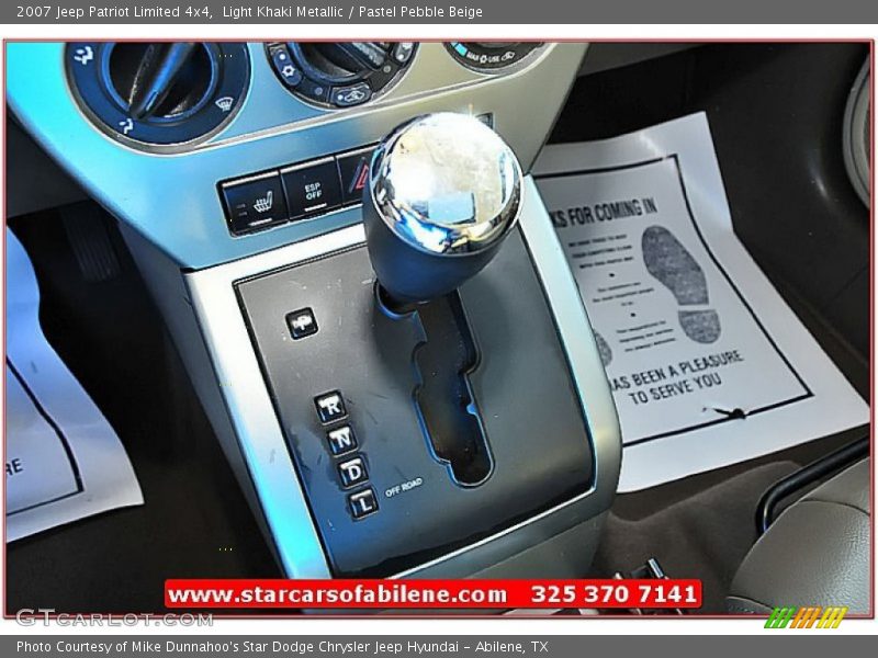 Light Khaki Metallic / Pastel Pebble Beige 2007 Jeep Patriot Limited 4x4