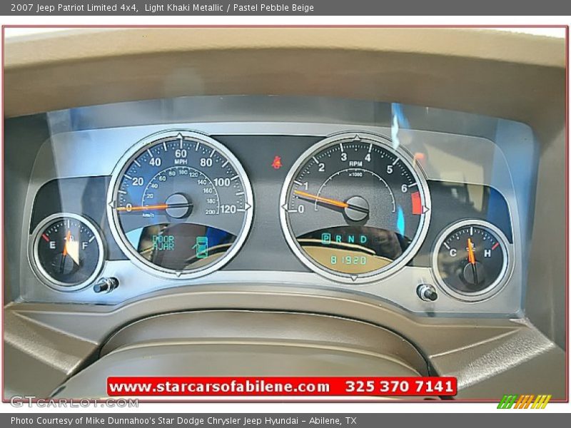 Light Khaki Metallic / Pastel Pebble Beige 2007 Jeep Patriot Limited 4x4