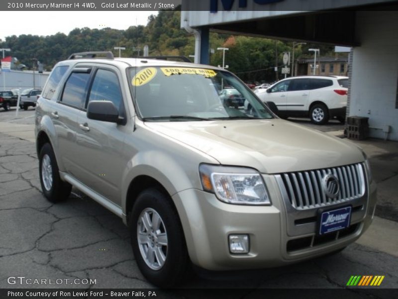 Gold Leaf Metallic / Stone 2010 Mercury Mariner I4 4WD