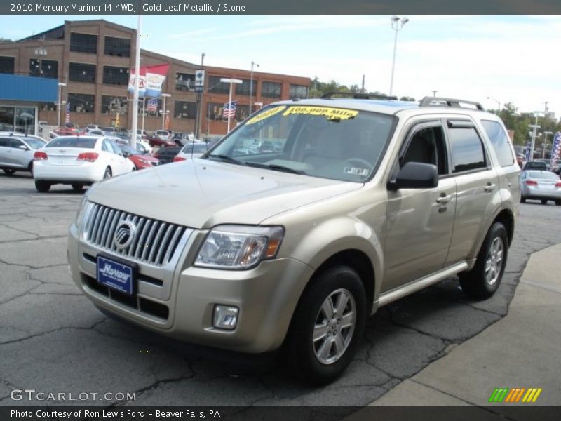 Gold Leaf Metallic / Stone 2010 Mercury Mariner I4 4WD