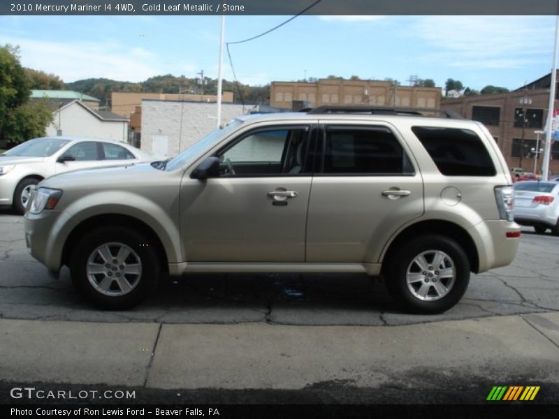Gold Leaf Metallic / Stone 2010 Mercury Mariner I4 4WD
