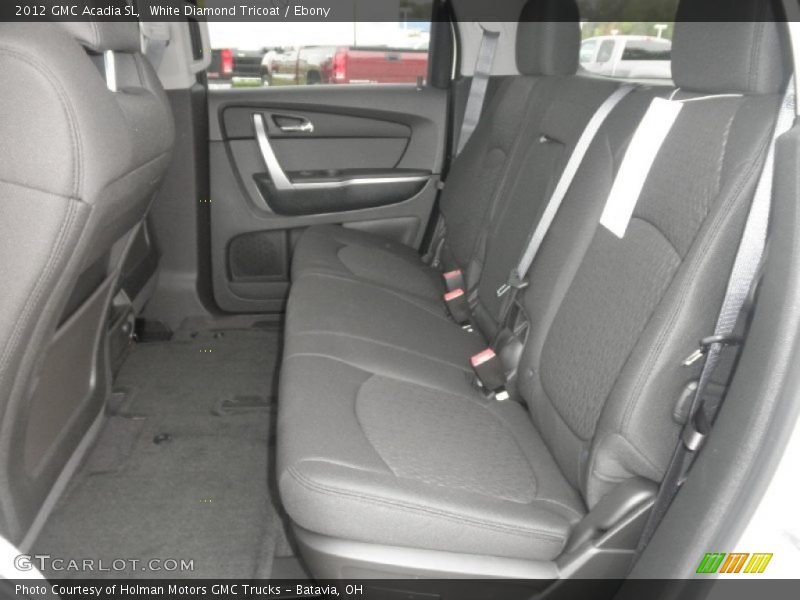 White Diamond Tricoat / Ebony 2012 GMC Acadia SL