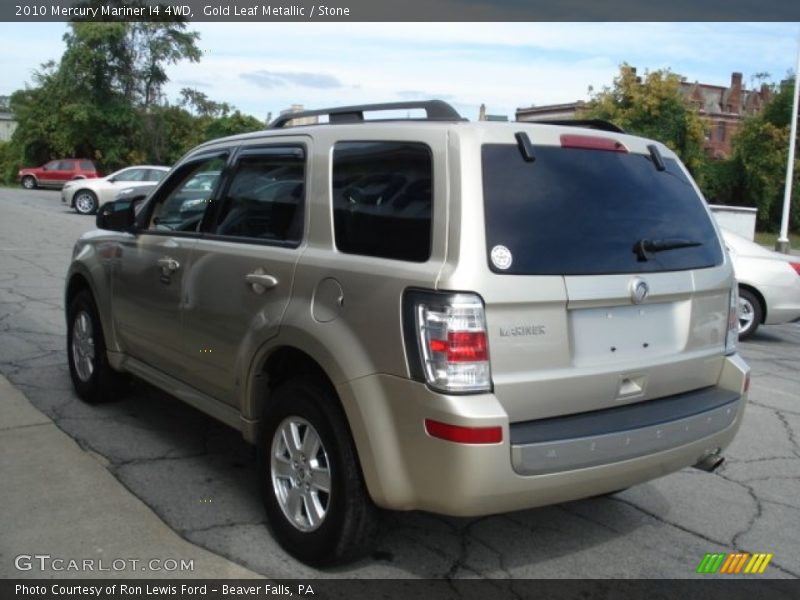Gold Leaf Metallic / Stone 2010 Mercury Mariner I4 4WD