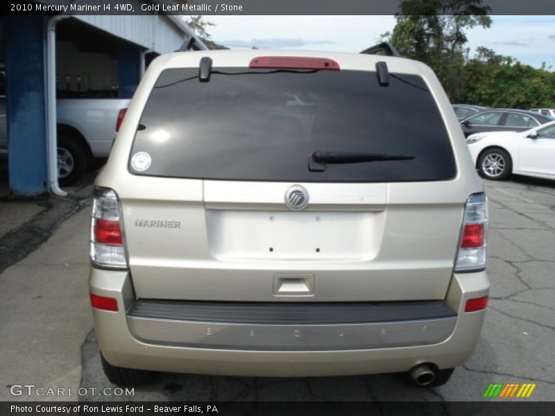 Gold Leaf Metallic / Stone 2010 Mercury Mariner I4 4WD