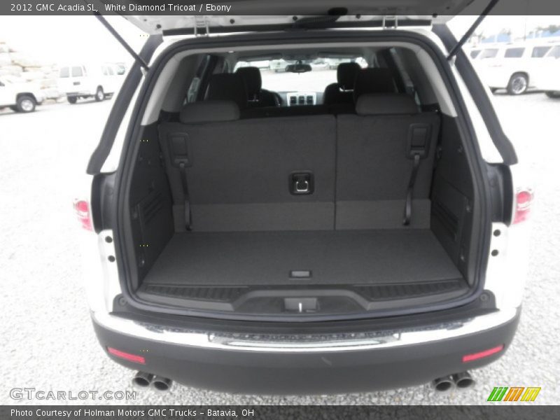 White Diamond Tricoat / Ebony 2012 GMC Acadia SL