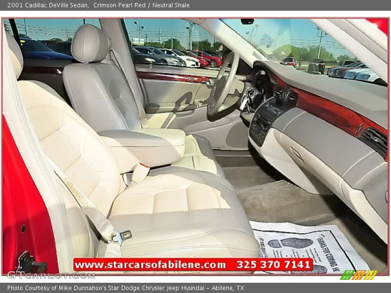 Crimson Pearl Red / Neutral Shale 2001 Cadillac DeVille Sedan