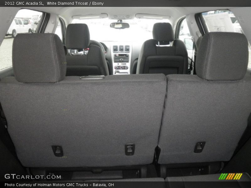 White Diamond Tricoat / Ebony 2012 GMC Acadia SL