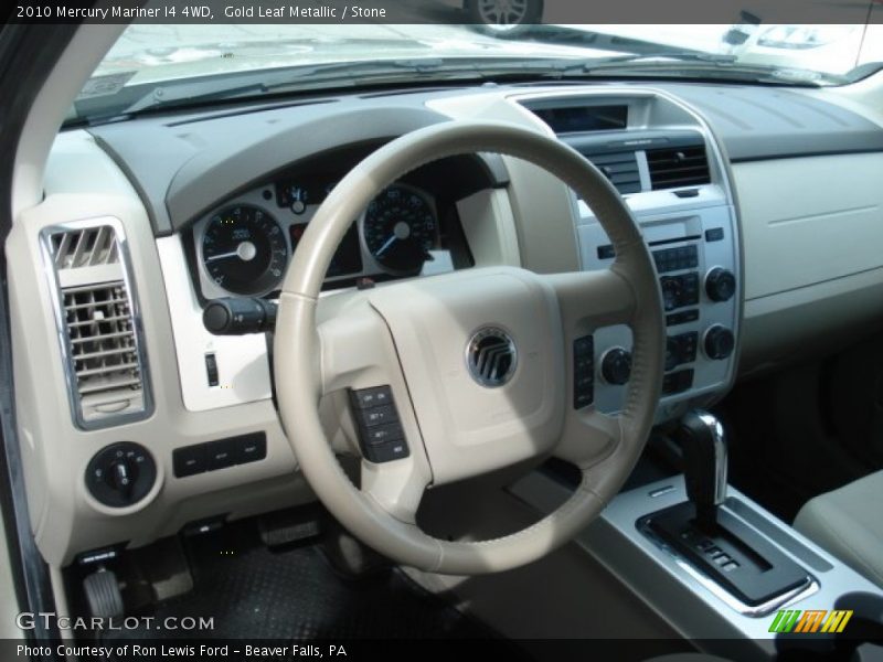 Gold Leaf Metallic / Stone 2010 Mercury Mariner I4 4WD